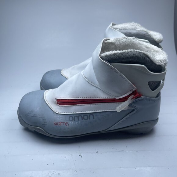 Salomon Siam 6 Pilot Classic Cross Country Ski Boots Women Size 6.5 US 38 EU - Picture 4 of 16